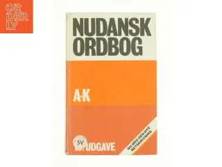 Nudansk ordbog fra Bog