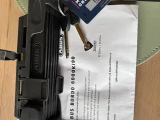 Abus cykellås Bordo 6000k/90