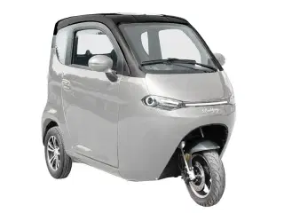 Lindebjerg Kabinescooter - Freedom 3 - 45 km/t - Luksus - Sølv