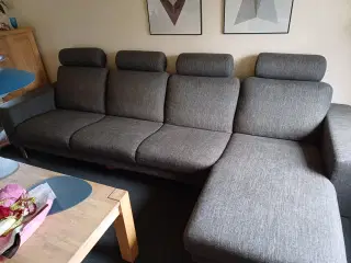 Sofa med chaiselong