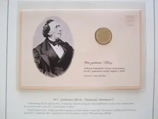 Møntkort H.C. Andersen 200 år. Den grimme ælling.