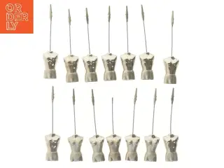 Bordkortholdere torso design (str. 14 styk, 16 cm)