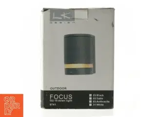 Udendørs væglampe Focus GU10 fra LK Design (str. 15x11 cm)