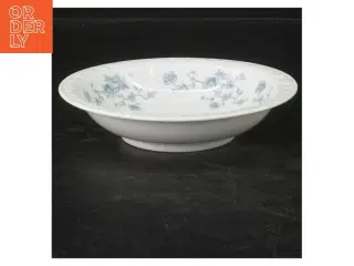 Porcelænstallerken med blomstermønster fra Rosenthal (str. Ø. 13 cm)