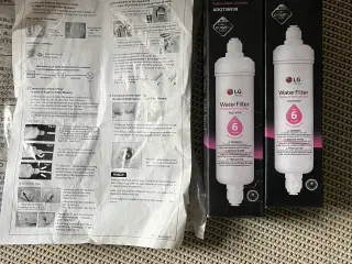 Vandfilter til “amerikanerkøleskab”