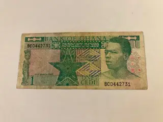 One Cedi Ghana 1982