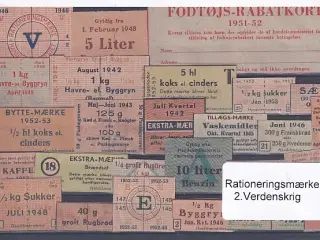 Rationeringsmærker - 2. Verdenskrig