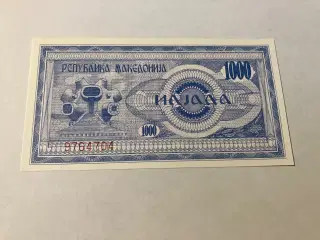 1000 Denari Macedonia