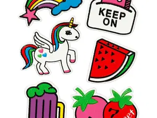 Soft Stickers, Keep on, ark 12,2x17,75 cm, 1 ark