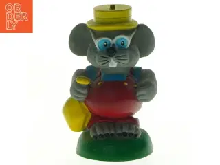 Sparegris figur, mus (str. 15,5 x 10 cm)