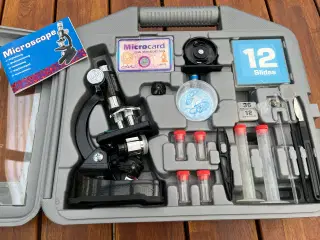Komplet mikroskop-kit i hård taske