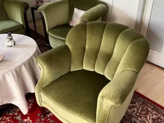 Antik lænestol og sofa