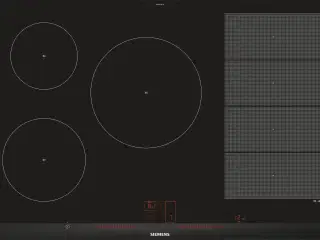 Induktionskogeplade Siemens- 80 cm