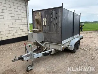 2 akslet trailer Brenderup GD