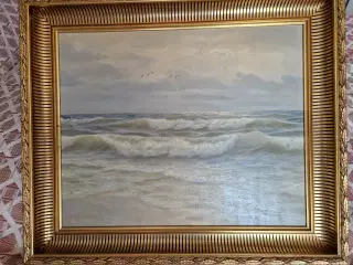 Maleri "Vesterhavet" af Skagen maler Wolmer Zeir