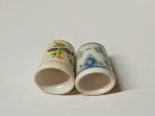 Fingerbøl  porcelæn 