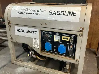 Generator med nøglestat 3000w 230 v