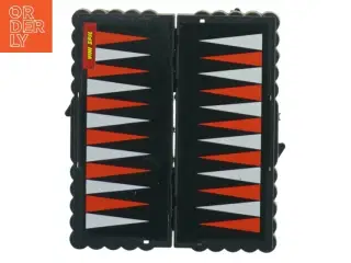 Mini-backgammonspil med foldebræt fra Vini-game (str. 12x12 cm)