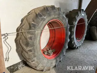 Tvilling Michelin hjul