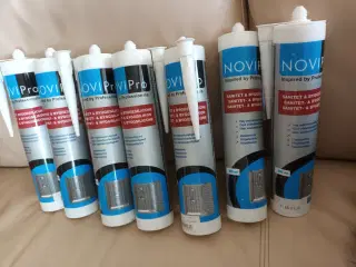 NYE NOVIPRO SANITET & BYGGESILIKONE NYPRIS 100,-KR