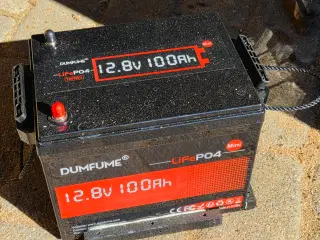 2 stk lithium batterier sælges. 