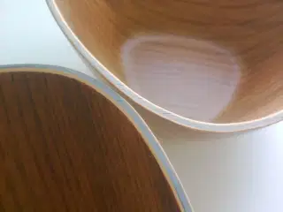 Evelin slikskål imiteret træ MINI snack