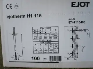 Slagdybel EJOT ECO H1, 115 mm
