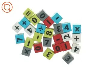 Viskelæder terninger (str. 2 cm)