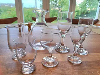 Holmegaard Ideelle glas,  stykvis eller samlet. 