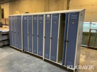 Metal garderobeskabe 3 styk