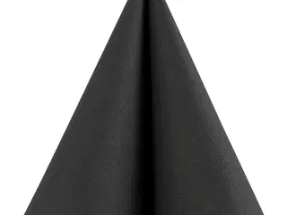 Servietter, str. 40x40 cm, 60 g, sort, 20stk./ 1 pk.