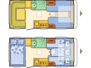 2016 - Adria Adora 482 LU   Adria Adora 482 LU Enkelte senge