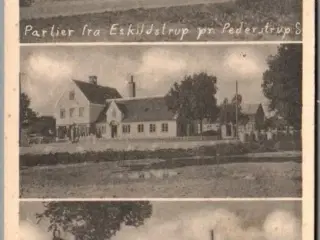 Partier fra Eskildstrup pr. Pederstrup ST. - Postkort - Brugt