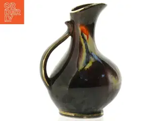 Keramikvase/kande (str. 14,5 x 11 x 9 cm)