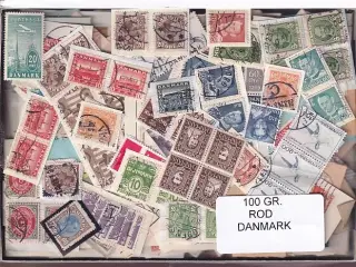 Danmark 100 g. ROD. - Hjemkommet 15 - 11 - 2025