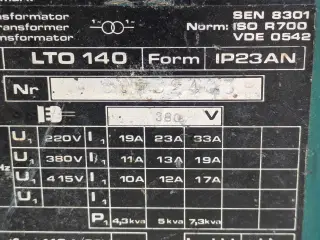 Migatronic svejser med elektroder 
