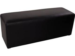 Zederkof PUF bænk sort 120x38x45cm
