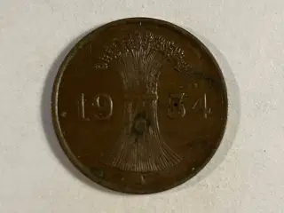 1 Pfennig Germany 1934