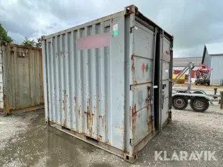 Container 10 fod med låsebom