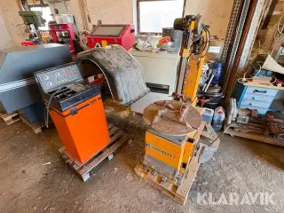 Dækapparat og afbalancering apparat Schenck / Hpa Asg/ 5500