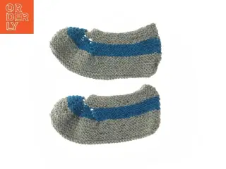 Strikkede hjemmesko til børn (str. 19 cm)