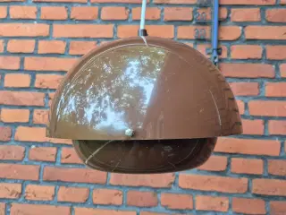 Brun retrolampe med flot lyseffekt 
