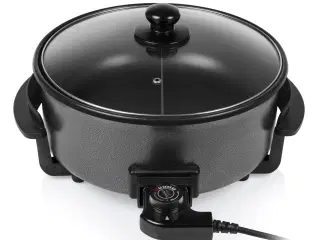 Tristar PZ-9135 elektrisk stegepande 30 cm – 1.500 W med glaslåg