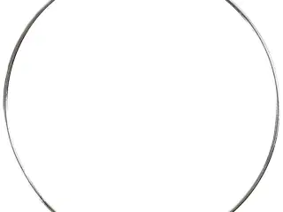Metalring, diam. 7 cm, tykkelse 1,5 mm, sølv, 10stk./ 1 pk.