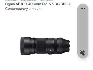 Sigma Telelinse 100-400 mm