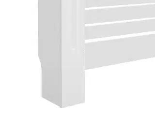 Radiatorskjuler MDF 152x19x81,5 cm hvid