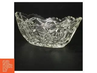 Glasskål, gammel (str. 23 x 12 cm)