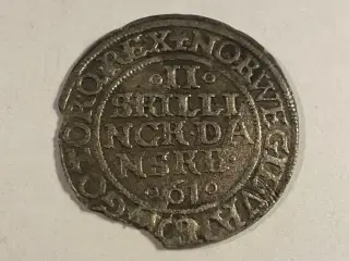 2 Skilling 1561 Danmark