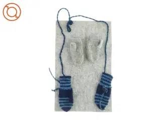 Baby vanter i blå og grå (str. baby)