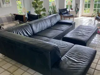 Flydersofa 4+ personer med chaiselong